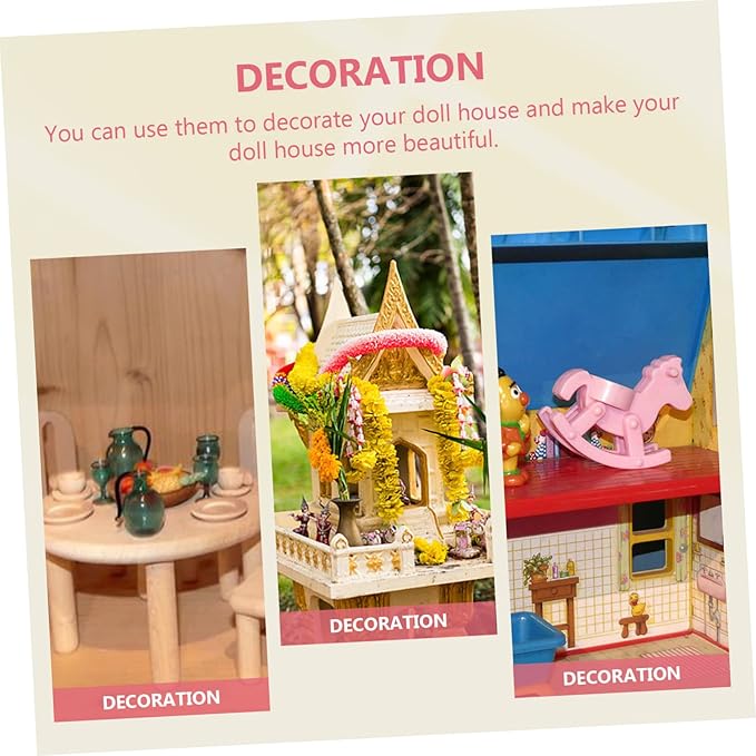 ORFOFE 2Pcs Miniature Metal Dollhouse Handbag Accessories Small Silver Shoulder Bags for Doll Decor and Craft Gifts