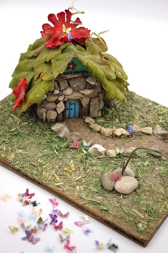 Micro Resin Butterflies, Dollhouse Miniature Tiny Butterflies, Terrarium Fairy Garden Dollhouse, Mini Micro Landscaping Decoration (30 PCS)