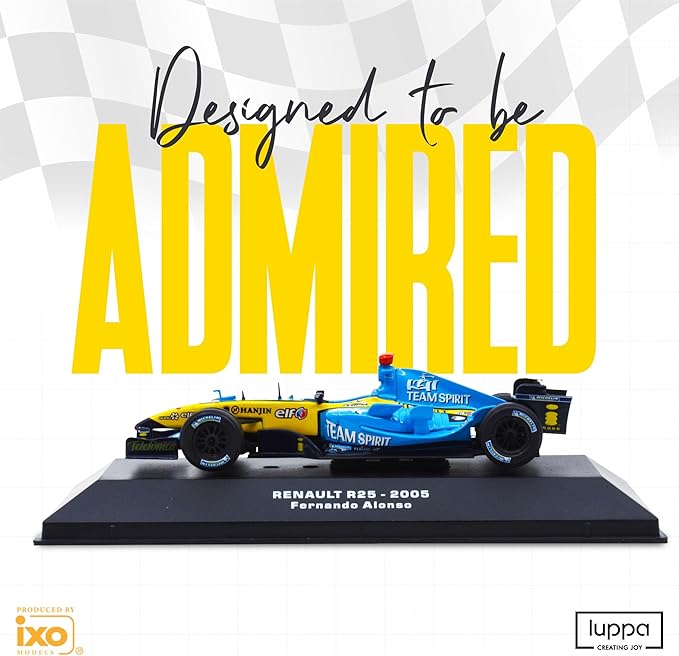 1:43 F1 Team R25-2005 Collection Formula 1 Race 5# Model Inspired by Fernando Alonso Diecast Collectible Model