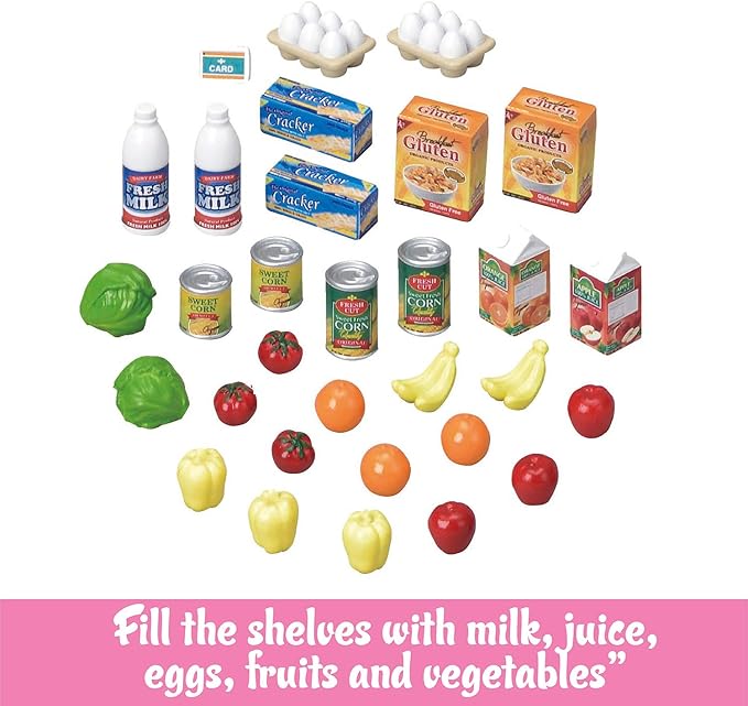Calico Critters Grocery Market - Shop, Play, and Let Creativity Bloom!, Cream & Brown