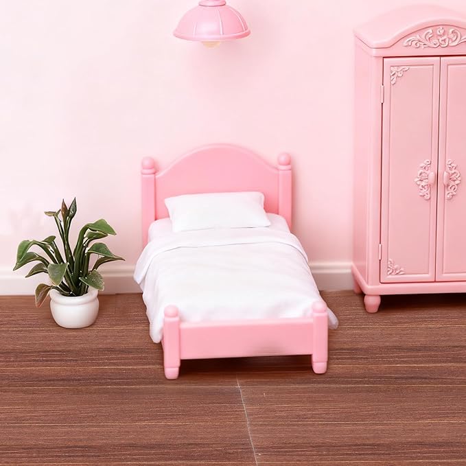 TOYANDONA 40pcs Miniature Dollhouse Flooring, Mini Dollhouse Floor Boards Self Adhesive Dollhouse Wood Flooring Peel and Stick for Dollhouse Accessories (Cherry Brown)