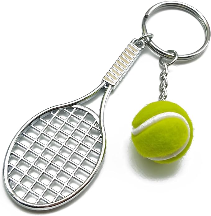 COSTOYFUN Mini Cute Soccer Keychain Bowling Tennis Baseball Keychain for Men Women Boys Girls Gift