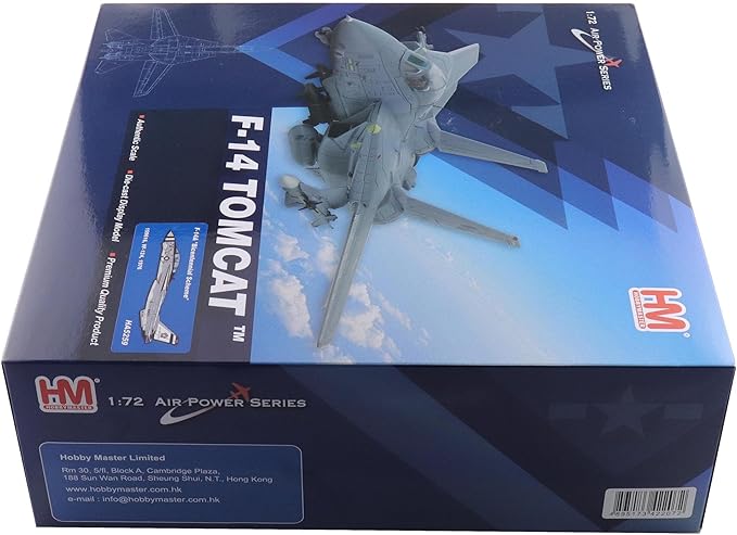 Hobby Master | 1:72 Scale Diecast Military Aircraft Replica | F-14A Bicentennial Scheme 159616, VF-124, 1976 | Model HA5259