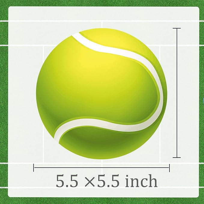 Tennis Party Hanging Swirls Tennis Birthday Party Decoration 20pcs Tennis Ball Themed Swirl Ceiling Sport Party Hanging Streamer for Tennis Player Lover Party Baby Shower Supplies