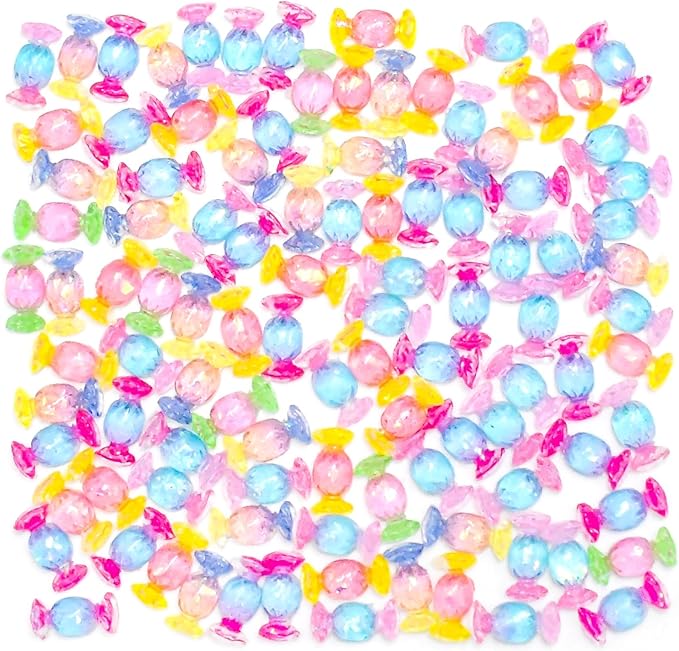 100 Pieces Mini Candy for Dollhouse Miniatures Mini Food for Crafts Tiny Resin Things for Dollhouse Mini Kitchen Micro Landscaping Decoration