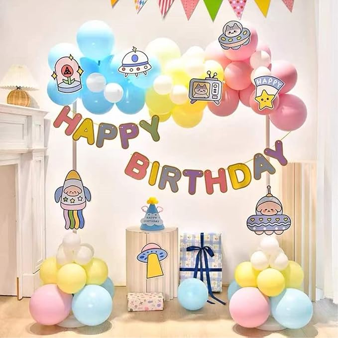 5 inch Yellow Party Balloons, 100 pcs Mini Latex Balloons for Birthday Wedding Baby Shower Decorations (Yellow)