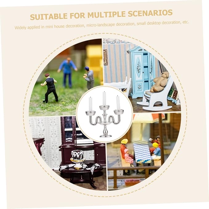 LIFKOME Dollhouse Decoration Miniature House Lovers Design Finish