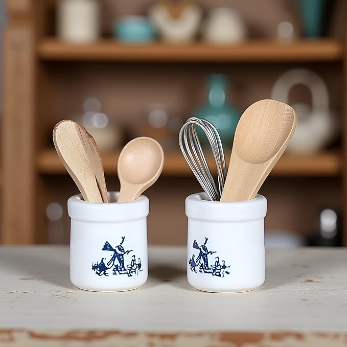 2Pcs 1/12 Miniature Kitchen Utensils Dollhouse Decoration Accessories, Décor, Decorations