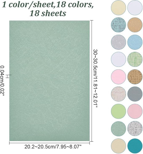 18 Sheets Dollhouse Wallpaper, Mixed Colors Plastic Dollhouse Floorboards Miniatures Dollhouse Decoration Accessories for Living Room Bedroom in Doll Houses Decoration, 7.95×11.81 Inch