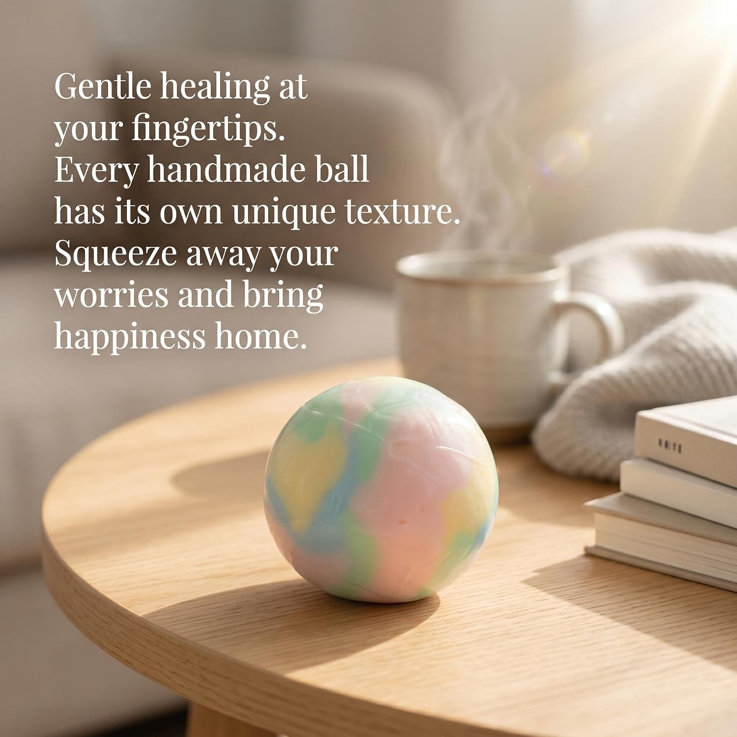 Wax Cracking Squishy Stress Balls, 12 Pack Handmade Wax Squishy Ball with Crunchy Cracking Shell, Premium Wax Cracking Stress Balls for Stress Relief, Packaged in Elegant Gift Box
