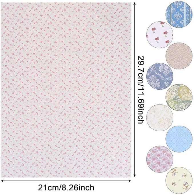 10Sheets Dollhouse Wallpaper Miniatures Dolls House Floor Paper Card Sticker Effect Paper Flooring Pape-r Gloss Card Sheet Mini Lovely Wall Papers DIY 1/12 1/6 Scale Dolls House Floorboards Real Life