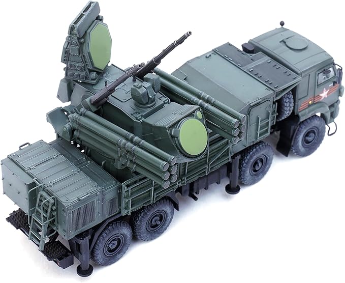 Motor city classics Panzerkampf | 1:72 Scale Model Collectible Military Diecast | Pantsir-S1 Air Defense System Victory Day Parade | Model 12214PB