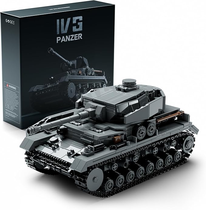 Nifeliz Panzer IV G Military Tank Building Set for Adults, WW2 Collectible German Pz.Kpfw. IV G Army Model Toy to Build and Display, Ideal Gift for Military Fans (1,006PCS, NF10312)