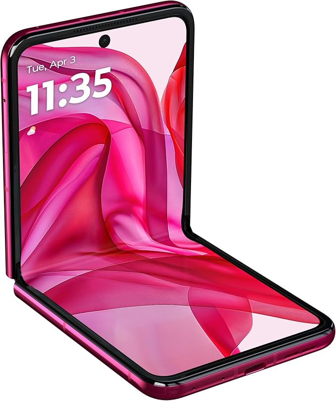 Motorola razr+ | 2024 | Unlocked | Made for US 12/256 | 50MP Camera | Hot Pink