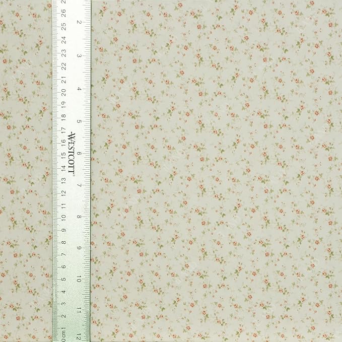 iLAND Originality Dollhouse Wallpaper 39 * 15.7 inch, Dollhouse Accessories on 1:12 Scale or 1:6 Scale (Early Summer)