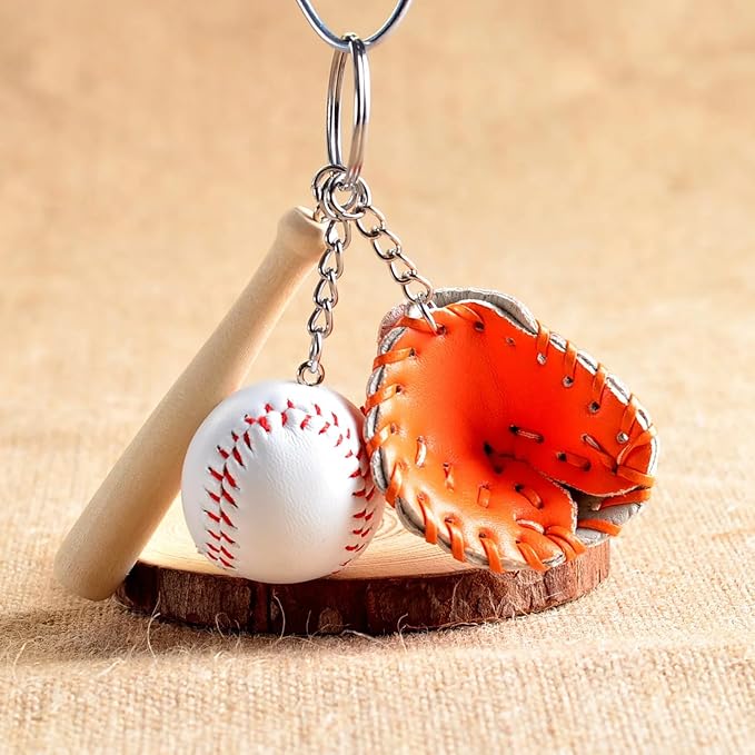 COSTOYFUN Mini Cute Soccer Keychain Bowling Tennis Baseball Keychain for Men Women Boys Girls Gift