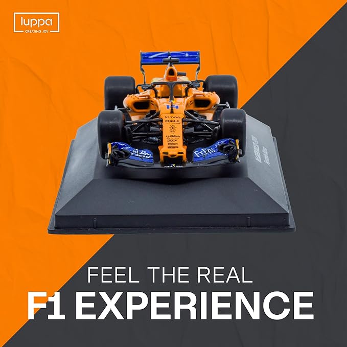 1:43 F1 Team MCL33-2018 Collection Formula 1 Race # Model Inspired by Fernando Alonso Diecast Collectible Model