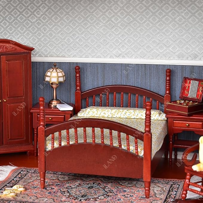 iland Miniature Dollhouse Accessories, Dollhouse Wallpaper on 1/12 1/6 Scale, Thickened 3pcs with 3D Embossed Stripes (Star Trail Embossed Texture)