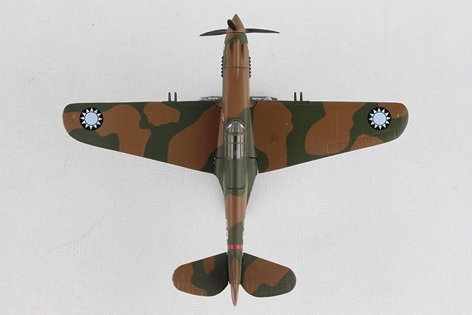 Daron Worldwide Trading P-40 Warhawk Hell's Angels 1:90 Vehicle, Brown , Black, Medium