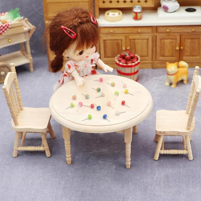 200 PCS Mini Resin Lollipop Figurines for Crafts Luminous Tiny Resin Animal Miniature Things for Dollhouse Fairy Garden Micro Landscaping Decoration Cake Toppers Decor