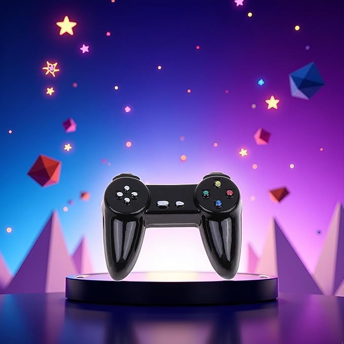 Black Dollhouse Model Gamepad Model Gamepad Dollhouse Wireless Game Controller Dollhouses Decoration 1:12 Dollhouses Décor