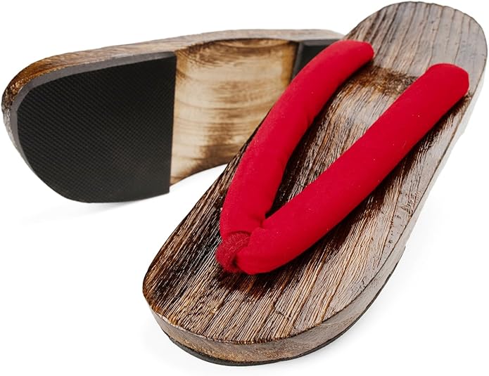 Cutey May Japanese Wooden Clogs Geta Slippers