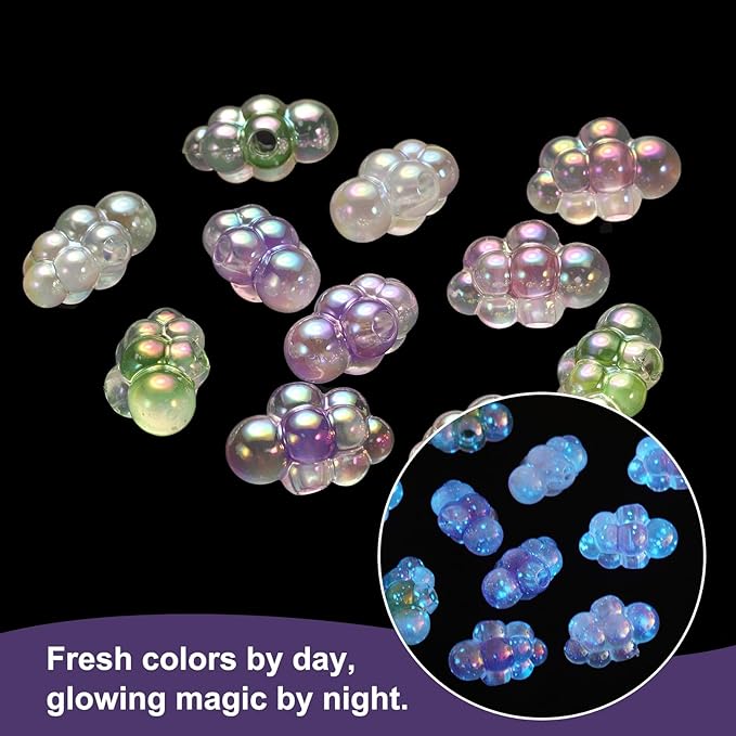 CoCud Bubble Clusters for Miniature Dollhouse Bathtub, 1:16 Scale Acrylic Matte Green Bubbles - (Applications: for DIY Craft, Fairy Beach Decor), 5-Piece