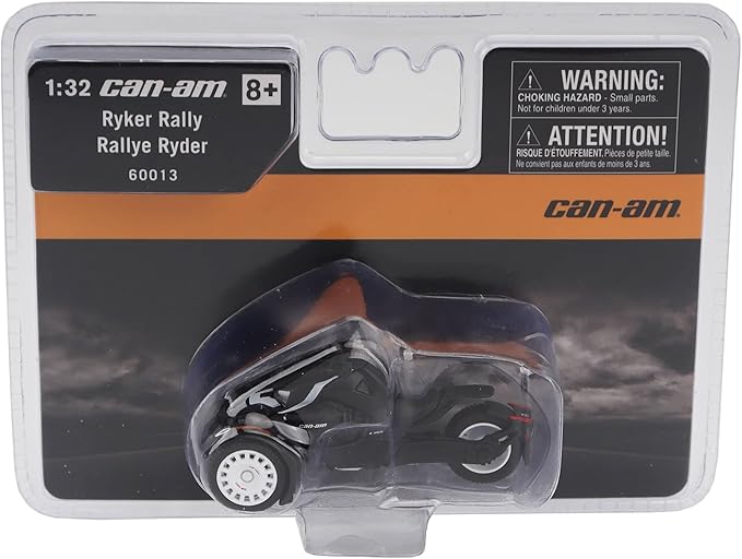 Diecast Masters BRP Bombardier Models 1:32 Scale Diecast Replica Can-Am Ryker Rally, Ghost Black | Item 60013