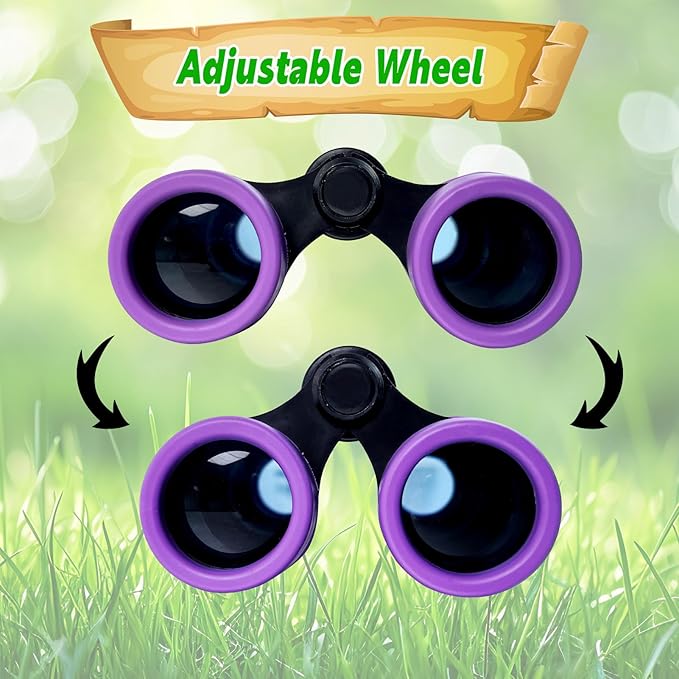 Binoculars for Kids Ages 3-12, Boys Girls Outdoor Gifts Toys - Perfect for Bird Watching, Camping, and Outdoor Exploration