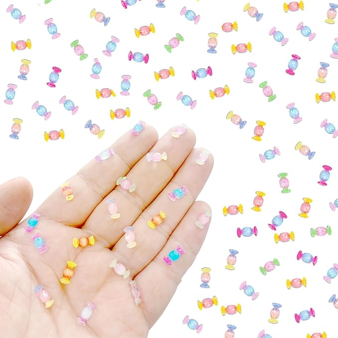 150 Pieces Mini Candy for Dollhouse Miniatures Mini Food for Crafts Tiny Resin Things for Dollhouse Mini Kitchen Micro Landscaping Decoration