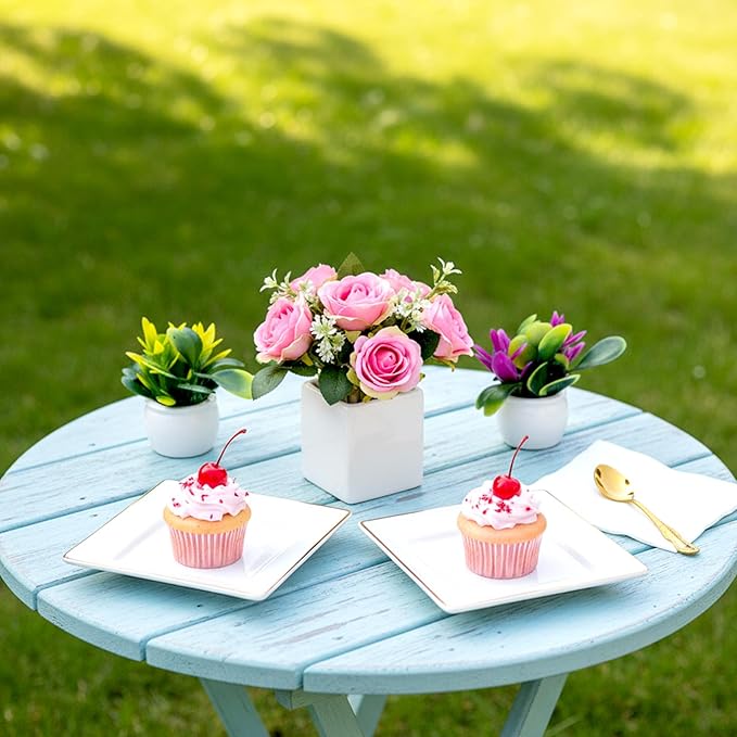 12 Pcs Miniature Dollhouse Plants Accessories for Doll House Tiny Fake Greenery Bonsai Ornament Crafts, Mini Artificial Plants, Dollhouse Plant for Doll House Decoration and DIY