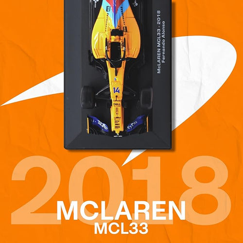1:43 F1 Team MCL33-2018 Collection Formula 1 Race # Model Inspired by Fernando Alonso Diecast Collectible Model
