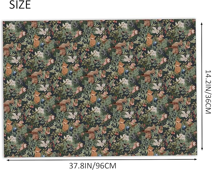 Miniature Dollhouse Accessories Wall Paper 37.8 * 14.2Inch - Wallpaper Self-Adhesive Fit for 1/12 1/6 Scale Decorative Stickers- Black