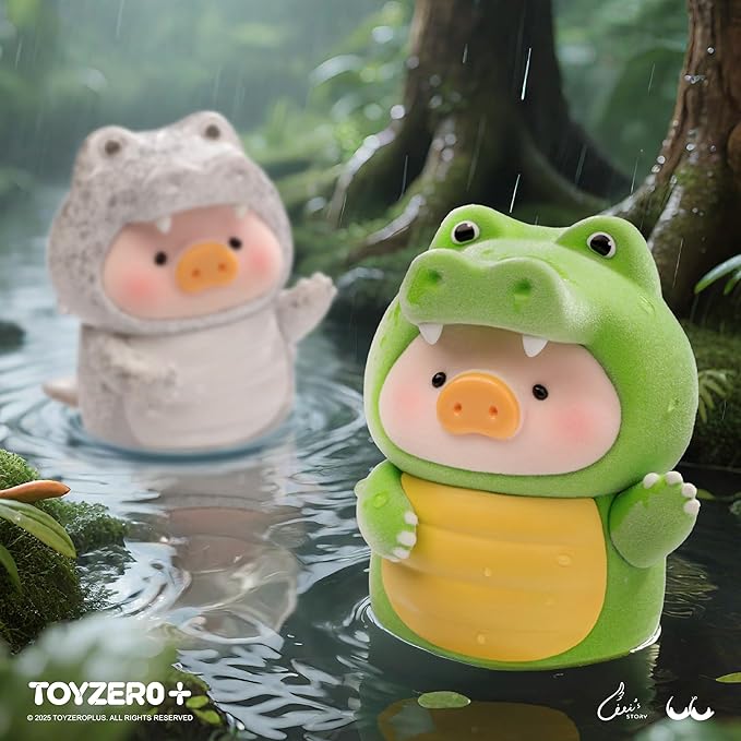 Lulu The Piggy Blind Box Figures - Animal Party Series Blind Boxes Mystery Box Cute Animal Figurines Collectible Toys Home Desk Decorations Holiday Birthday Gifts, Single Box