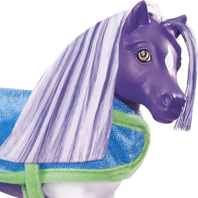 Breyer Color Changing Bath Toy | Ella the Horse | Purple / White with Surprise Pink Color | 7" x 7.5" |Ages 2+ | Model #7107