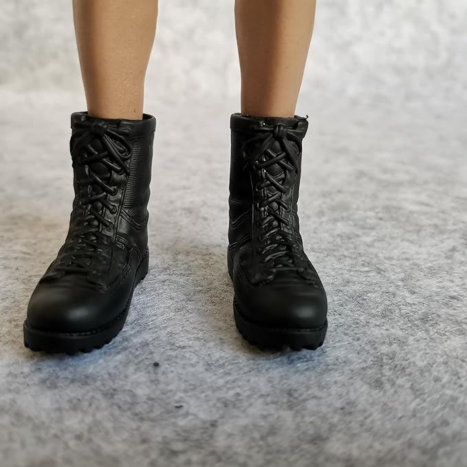 1/6 Scale Figure Shoes Boots PVC Boot Shoes for 12 inch Male Action Figure Toy