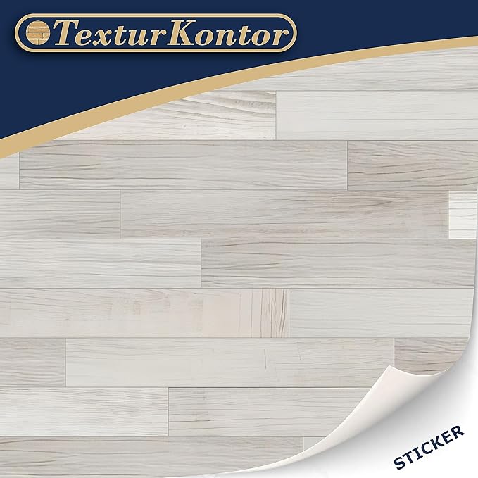 3 Sheets Self-Adhesive Flooring for Dollhouse 1:12 Scale (White Oak)