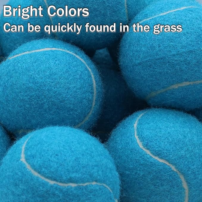 SHYUJAJIE Tennis Balls, 20 Pack Training Tennis Balls,High Elasticity Practice Tennis for Beginner, Exercise Playing Balls for Pet Dog
