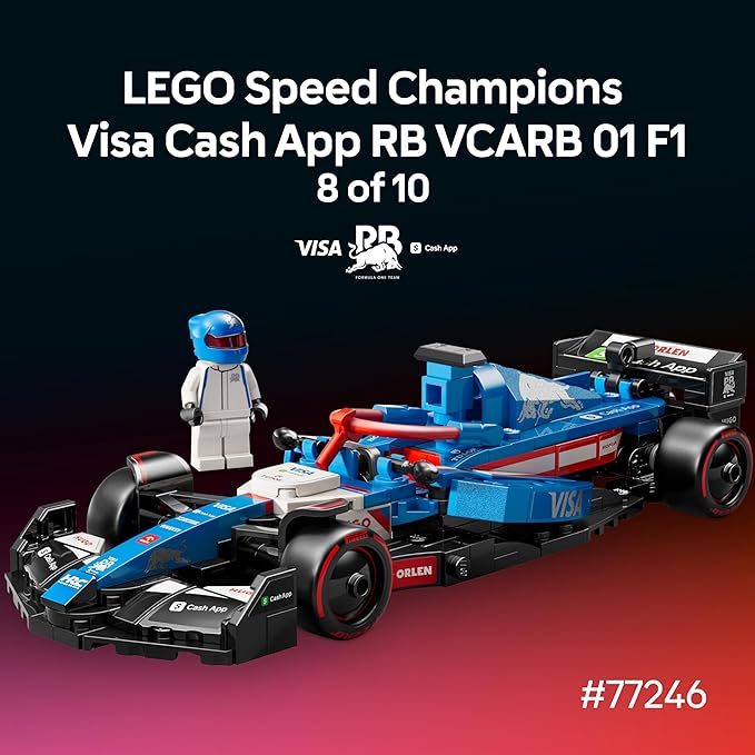 LEGO Speed Champions Ultimate Formula 1 Collector's Pack - Contains 10 Sets in 1 - Includes Exclusive Poster - Collectible F1 Model Car Kit - Gift for Race Car Fans - 66802