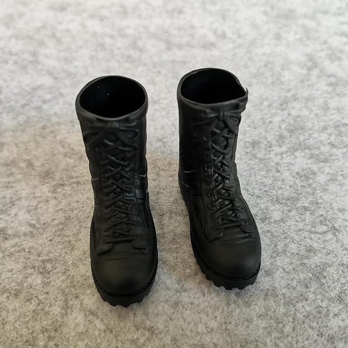 1/6 Scale Figure Shoes Boots PVC Boot Shoes for 12 inch Male Action Figure Toy