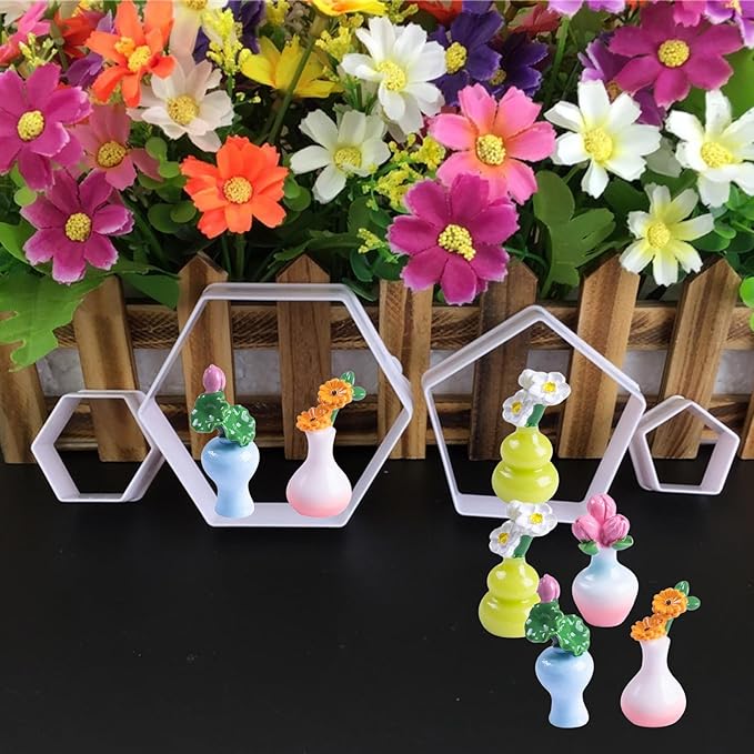 8-Pcs Miniature Greenery Flower Set – Tiny Artificial Plants and Bonsai Ornaments for Crafts, DIY Decorations, Home & Fairy Garden Décor, Tabletop Display, Includes Roses, Lotus, Sunflowers & Lilies