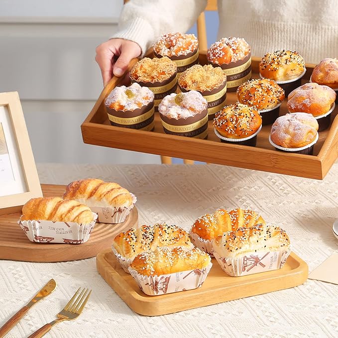 Joeabor Fake Cupcakes, Artificial Cupcakes for Display, Realistic Fake Food, Artificial Cake Fake Desserts Pastries for Decoration, Decorative Faux Cakes Set B 6 Pack