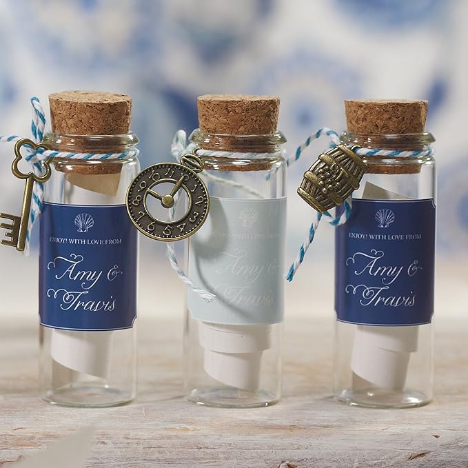Weddingstar Mini Clear Glass Bottle with Cork