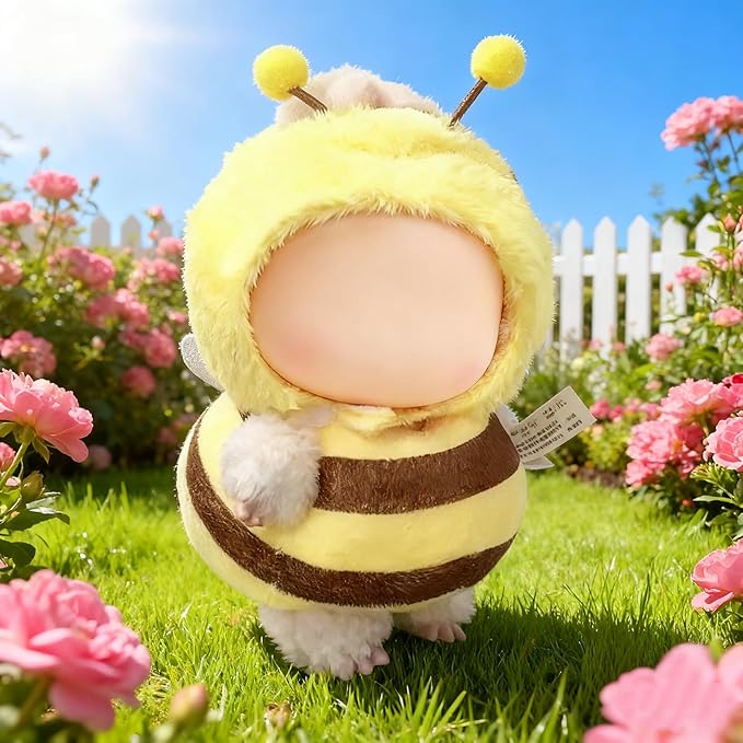 2026 New Adorable Bee Clothes for 17cm Dolls, Outfits for Clothes Set, Cute Dolls Keychain Accessories (Doll Not Included)