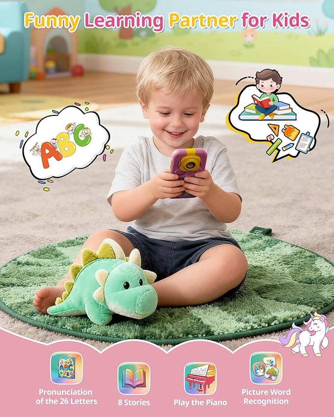 2 in 1 Kids Smart Phone and Microscope Camera for Kid, Touchscreen HD Camera Cell Phone , Mini Pocket Handheld Microscope for Toddlers,STEM Educational Science Kit for Boys 3-10, with 32GB SD Card