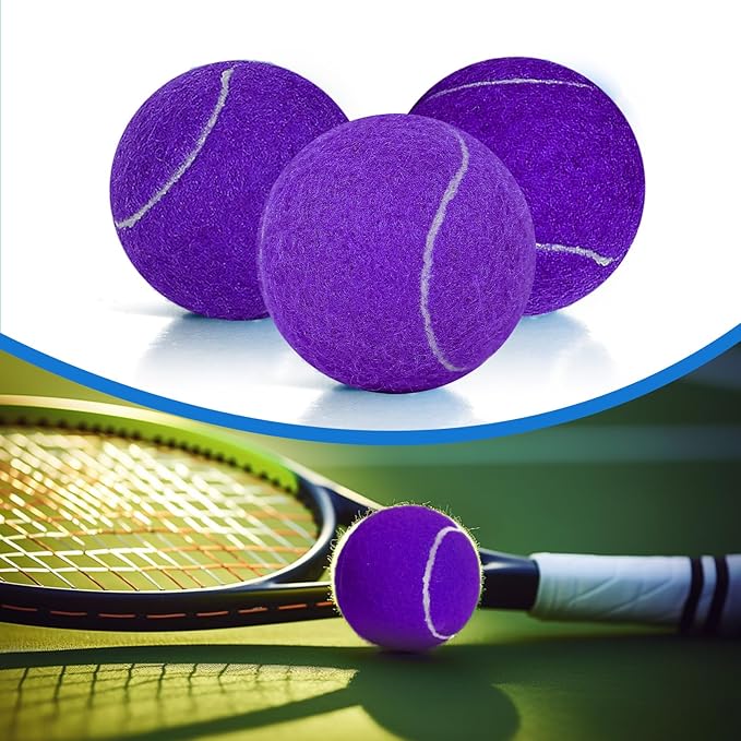 MRYCZ FYRHD 60 Pack Tennis Balls, Training Tennis Balls, Pet Dog Playing Balls, Practice Tennis Balls with Mesh Bag for Transport and Beginner Training