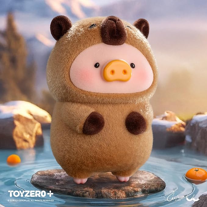 Lulu The Piggy Blind Box Figures - Animal Party Series Blind Boxes Mystery Box Cute Animal Figurines Collectible Toys Home Desk Decorations Holiday Birthday Gifts, Single Box