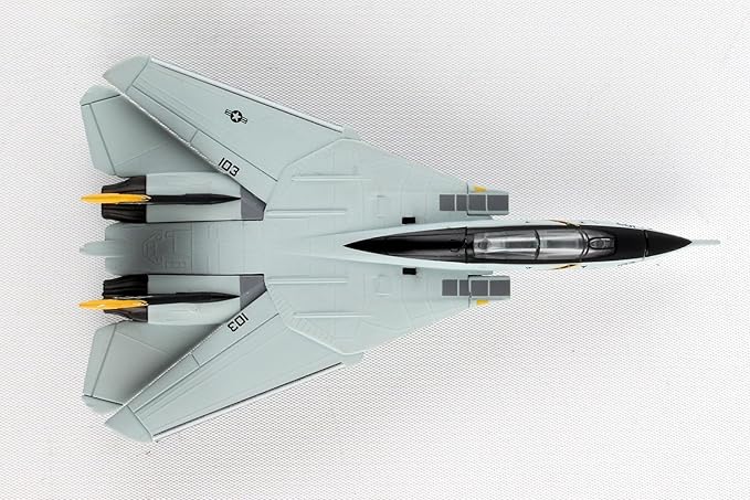 Daron F-14 Tomcat Jolly Rogers Die-Cast Model – 1:160 Scale Supersonic Fighter Jet Replica, VFA-103 Squadron, Highly Detailed, 4.75” Length x 2.875” Wingspan, Adult Collectible Ages 14+