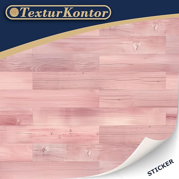 3 Sheets Self-Adhesive Flooring for Dollhouse 1:12 Scale (Pink parquet)