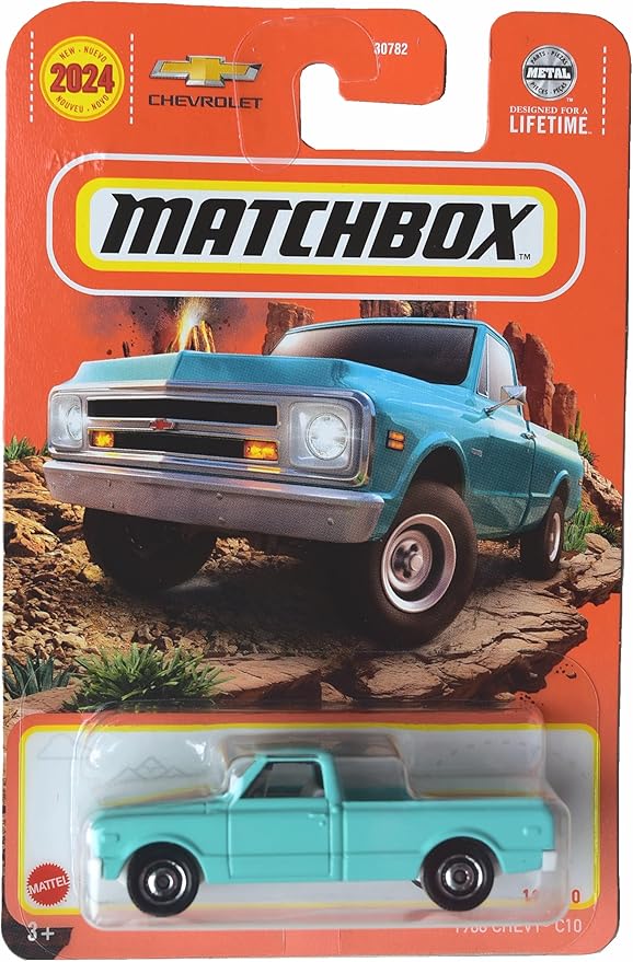 Matchbox 1968 Chevy C10, Blue 19/100